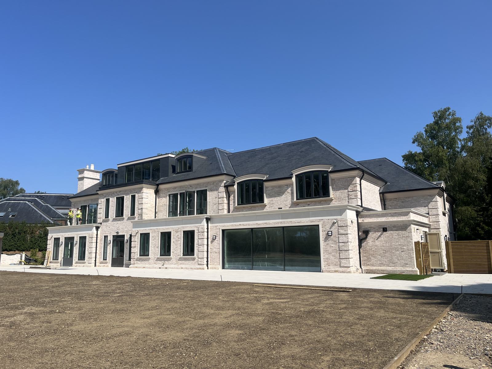 Newly completed detached house in Hampshire with concealed air conditioning throughout